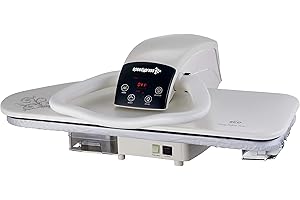 Speedypress 81HD Presse vapeur pro ultra-résistante Blanc 81 cm (+ embout gratuit, filtre anti-calcaire, housse et sous-feutre en mousse)