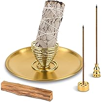 Porta Bastoncini D'Incenso In Legno Simply Vedic, Bruciatore Con Raccogli Ceneri, Lungo 28 Cm, Design Universo