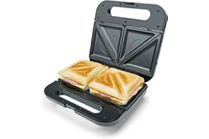‎KORONA Korona 47019 XXL-Sandwichmaker | 750 Watt | Antihaftbeschichtung | Platzsparende Lagerung | Geeignet für American Sandwichscheiben | Einfache Reinigung