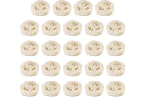 Natur Luffa Schwamm Seifenkissen，Regerly 24 Stück luffa schwammseifenablage luffa seifenablage Seifenkissen aus 100% Luffa schwamm luffaschwamm für Dusche Bad Küche Arbeitsplatte
