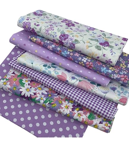 14 Stück Baumwollstoff-Set - 100% Baumwolle, 46x56 Cm, Verschiedene Farben, Für Patchwork & Nähen