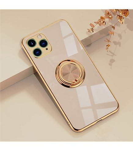 Tybiky IPhone 11 Pro Hülle – Weiches Silikon-Case Mit 360°-Drehring Für Magnetische Halterung & Guten Schutz