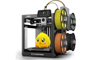 Flashforge AD5X Flerfärgs-3D-skrivare för höghastighetsutskrift i fyra färger, maximal hastighet 600 mm/s, automatisk utjämning med knapptryckning, Flermaterial 3D-skrivare med IFS