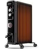 Radiateur électrique Taurus Nepal 1500W - 6 éléments, Thermostat Réglable, Programmation 24/7, écran LCD, Silencieux