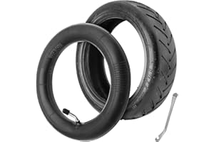 Xisair 1 Pneu+1 Chambre à Air 8 1/2X2 Trotinette Electrique Pneu Pour Trottinette Electrique Xiaomi M365/Pro/Pro2/1s/Essential 8,5 Chambre à Air et Pneu Extérieur pour Trottinette Électrique