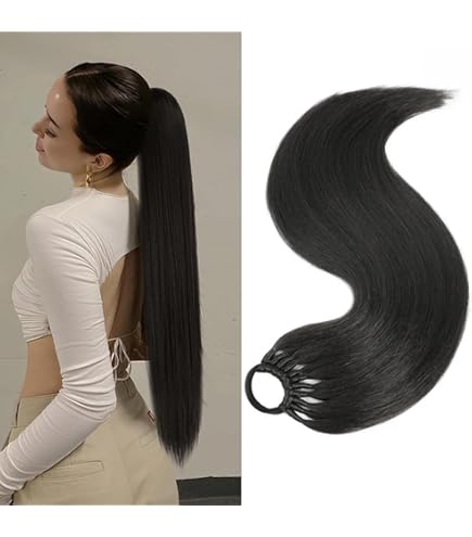 Coda Di Cavallo Sintetica Freetress Equal Con Coulisse - Naturale - Foto 12