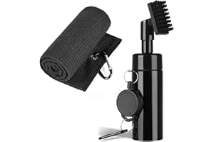 XTOERBUY Golf Club Brush, Golf Brush and Groove Cleaner Tool,Golf Groove Cleaning Brush for Golf Ball Club Wet Scrub,Golf Accessories Ball Washer Gift for Men Women