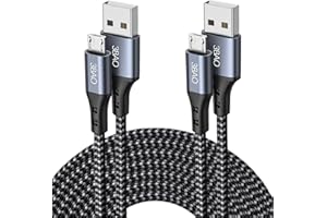 3BAO Micro USB Kabel 2Stück 1M 2M,USB to Micro Ladekabel Schnellladekabel,Nylon Micro Datenkabel für Samsung S7/S6/S5/J7/J6/J5/J3,PS4,Kindle Fire,Huawei, Xiaomi, Tablet, LG, Motorola, Nokia, Sony