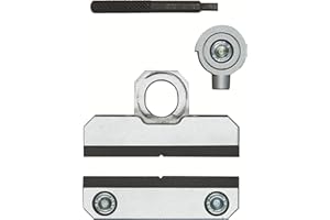 Proxxon 24270 - Tenditore eccentrico ES70 (corsa eccentrica 1,5 mm, larghezza ganasce: 70 mm, altezza ganasce: 15 mm, colore argento, per tavoli a croce KT70 e KT230)