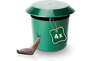 Gardigo - Trampa para Caracoles y Babosas; 4 Unidades