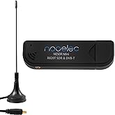 NooElec NESDR Mini (TV28T v2) USB RTL-SDR, DVB-T & ADS-B Receiver Set with Antenna. RTL2832U & R820T Tuner. Low-Cost Software