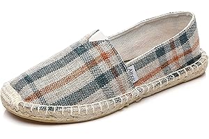 Altxic Herren Comfort Canvas Slip auf Espadrilles Flat