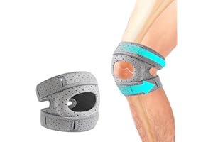 ePicsoa Kniebandage Männer Damen, Knee Sleeves, Orthopädische Kniebandagen Meniskus, Bandage Knie Sport, Einstellbare Bandagen, Kniestütze Knieschmerzen Laufen für Sport, Laufen, Volleyball