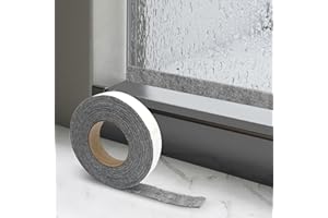 WOKICOR 3cm x 4m Fenster Kondensationsabsorber Anti Condensation Feuchtigkeitsabsorber Fenster-Tropfstreifen Kondensationsschutzstreifen für Fenster Filzstreifen Kondensationsstreifen Weiß