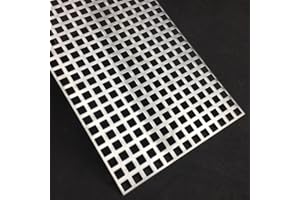 BESTELL_DEIN_LOCHBLECH Lochblech Edelstahl QG10-15 V2A K240 1,5mm Zuschnitt individuell auf Maß NEU günstig (500 mm x 350 mm)