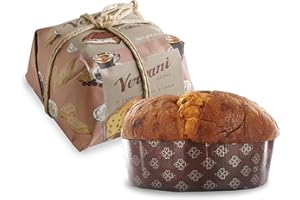 Vergani Panettone italien artisanal à la crème de tiramisu 750g Confectionné à Milan Gâteau de Noël typique à partager pendant les fêtes ou à offrir. Produit italien. Idée cadeau.