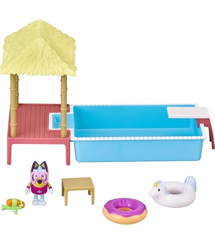 Bluey Playset – Chambre De Bingo Avec Figurine De 6 Cm Et Accessoires, Comme à La Télé, Pour Enfants Dès 3 Ans