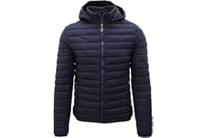 Ciabalù Piumino Uomo 100 Grammi con Cappuccio Removibile Mezza Stagione