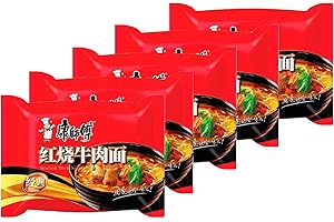 BESCH Pack 5 Ramen Fideos Instantáneos Sabor Ternera - Instant Noodle Tallarines