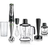 Braun MultiQuick 9 - 1200W Minipimer Blender Jug 1250ml Black | Hand Blender, Active PowerDrive, ACTIVEBlade Tech, SmartSpeed
