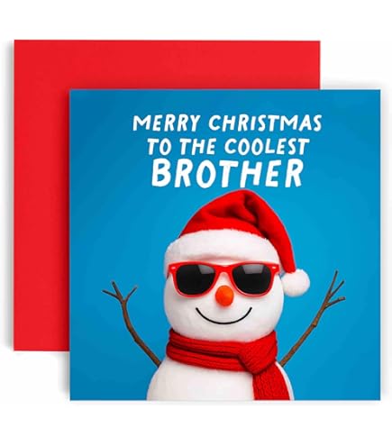 Happy Birthday Card For Brother From Sister, Big Brother Funny Birthday Card, Birthday Gift For Brother From Sister - Israel