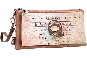 Anekke - Billetero de Mujer - Bolso de Mano de Polipiel para Mujer con Cierre de Cremallera y Asa - Anekke Menire - Accesorios y Complementos Mujer - 20 x 10 x 2 cm