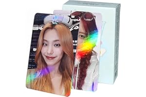 YUTO ITZY Lot de 50 cartes photo laser ITZY LOMO pour fans et filles