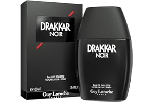 Drakkar Noir de Guy Laroche - Eau de Toilette Sensuel & Intrépide - Boisé et Aromatique, Notes de Mousse de Chêne, Patchouli et Sapin Baumier - Parfum pour Homme