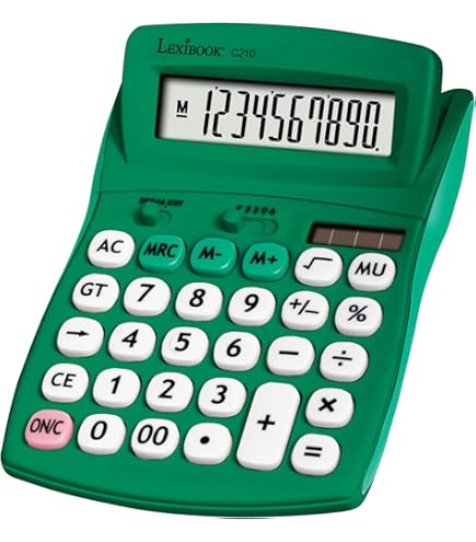 Electric Calculator For Home Office With 10 Digit Tilted LCD Display - View #6