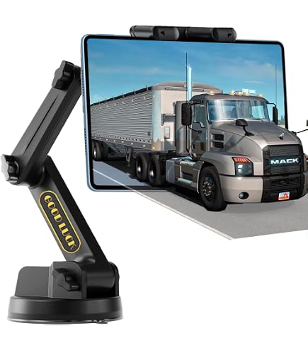 Tablet-Halterung Für LKW & Nutzfahrzeuge – Mit Super-Saugnapf, 42,9 Cm Arm, Für 11,9-32,8 Cm Geräte