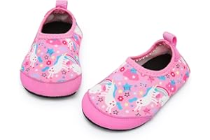 Yorgou Baby Boys Girls Water Shoes Toddler Beach Shoes Barefoot Aqua Socks Non-Slip for Pool Beach