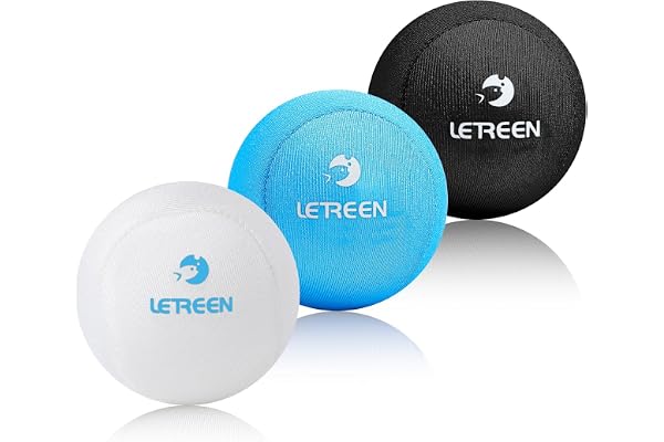 LETREEN Lot de 3 Balle Anti-Stress, Anti Stress en Gel pour Adulte et Enfant, Boule Antistress pour Exercices à la Main, Réduit Le Stress, Soulagement de l'anxiété, Améliore la Concentration