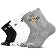 The Sock Street Terry Cushioned Crew/Calf Socks for Men Combo | Thick Socks For Men | Athletic & Sports Socks for Men | Cotton Socks for Men Full Length | Socks for Men Winter Wear | Socks for Man