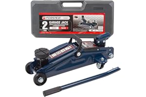 FORSAGEPOL Rangierwagenheber 2T (h min 140mm, h max 340mm) mit Drehgriff 180 Grad // Wagenheber 2T Hydraulisch