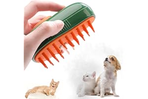 NHYDZSZ Steamy Brosse Pour Chat,Brosse à Vapeur 3 En 1 Pour Chat,Brosse à Poils De Chat à Vapeur,Brosse Chat Chien Avec Vapeur Pour Chat, Peigne De Massage Pour Animaux De Compagnie, Peigne (A)