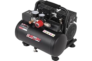 ‎HEMAK HEMAK HK-SK6+ Silent Kompressor Flüster Druckluftkompressor Silent 8 Bar 6 L 1PS