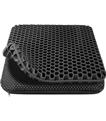 TEMPUR-PEDIC Sitzkissen Mittelgroß – Memory-Schaum, Dunkelblau, Mit Waschbarem Bezug