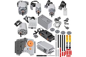 BrickBounty 36 st motorset Power Functions, tekniska delar och motorkit för STEM, byggklossar, DIY och MOC Brick Control Kit