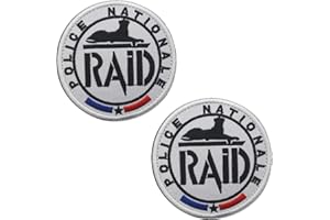 APBVIHL Écusson brodé à coudre avec emblème de l'armée nationale française CSI ADS CDSF BRI