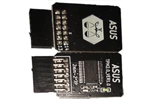 NUHFUFA TPM 2.0 módulo 2.0mm 14-1 Pin win11 para ASUS Placa Base Chip DIY actualización Parte(LPC)