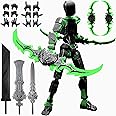 T13 (Assembly Completed) 3D Printed Action Figure,Dummy 13 Robot Action Figure, T13 Collectible Action Figure Articulated, for Collectors Desktop Decorations, muñeco de acción (Black Green)