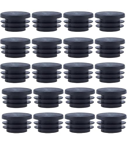 26 Bouchons En Silicone Souple Pour Trous 9-10 Mm - Bouchons D'étanchéité Ronds Flexibles Pour Tubes Métalliques, Conteneurs - Noir