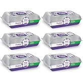 Puretex Y&uuml;zey Temizlik Havlusu Mor Bitkiler 6x100 (600 Yaprak)