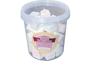 AUZIER CHABERNAC - Confiserie de Tradition - Guimauve conditionnée en pot : (Lot 1 Pot 150g Saveur d’antan : Anis, violette, citron, mandarine, fleur d'oranger.)