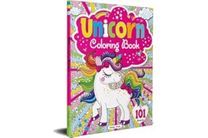 101 Unicorn Colouring Book: Fun Activity Colouring Book for Children