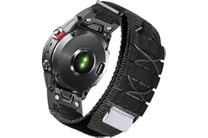 SumRioo QuickFit pasek 22 mm do Garmin Fenix 7/6/5/Fenix 7 Pro Solar/7 Pro/7 Solar/6 Pro Solar/6 Pro / 6 Solar / 5 Plus, nylonowy pasek zamienny do Garmin Epix 2 47 mm / Forerunner 965/955/945/935,