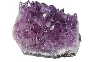 mookaitedecor Natürlichen Amethyst Drusensegment Rohstück Edelstein Kristall Druse kleines Naturstück Dekorative Steine