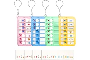 ‎PQKL-PARTY To Do Liste, 4er Set Memo-Boards, PQKL-party Checklisten-Tafeln, Memo-Board zur Lernplanung und Zeitmanagement