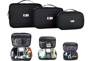 PAIPU BUBM Accessories Storage Carry Bag Cable Case Travel Organiser 3 Sizes