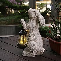 Statua solare da giardino a forma di gatto con 3 luci LED, ornamento da giardino in